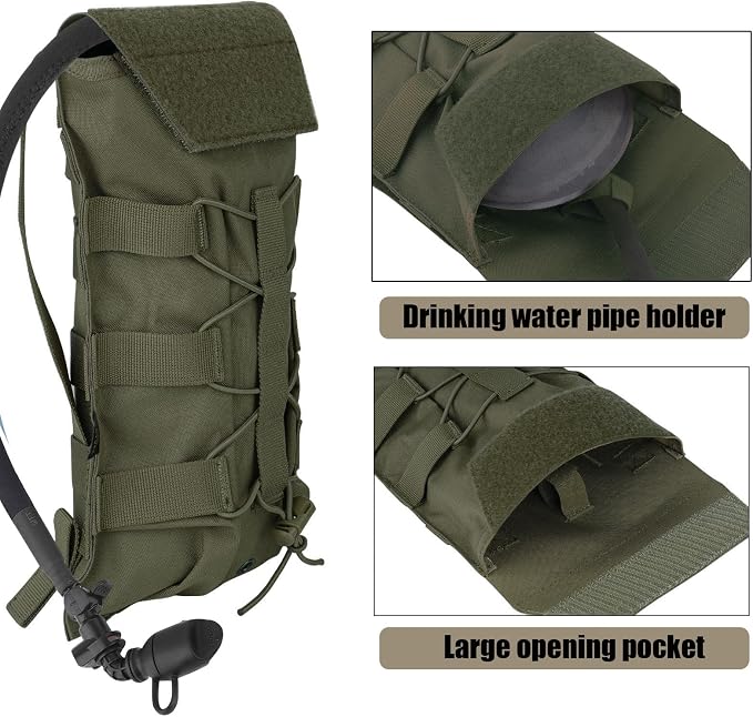 PETAC GEAR 1.5L / 3L Tactical Hydration Pack，Molle Carrier Pouch - Image 3