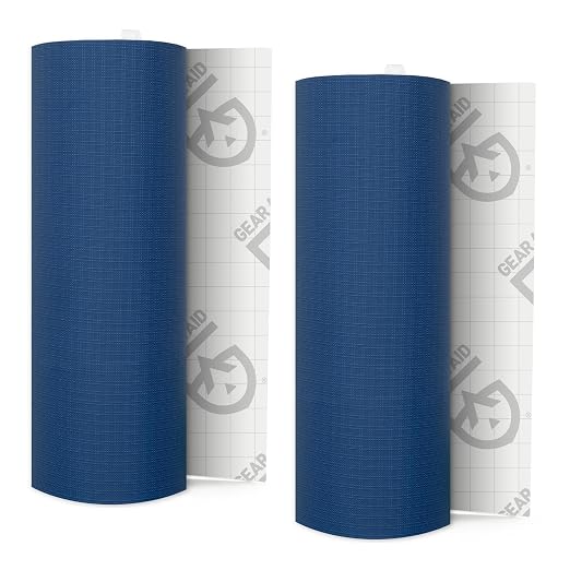 GEAR AID Tenacious Tape 3” x 20” Fabric and Vinyl Gear Repair Tape, Fix Holes by GEARAID