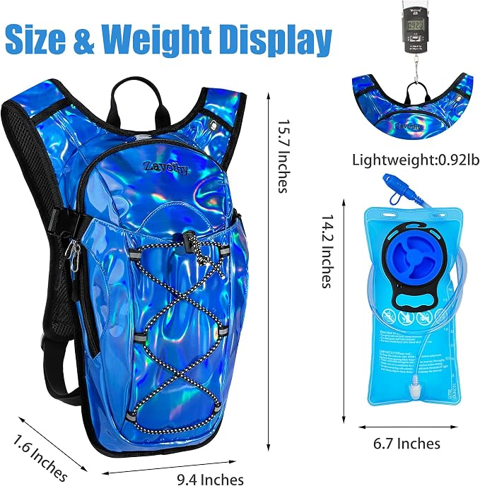 Reflective Hydration Backpack, Hydration Pack - Image 2