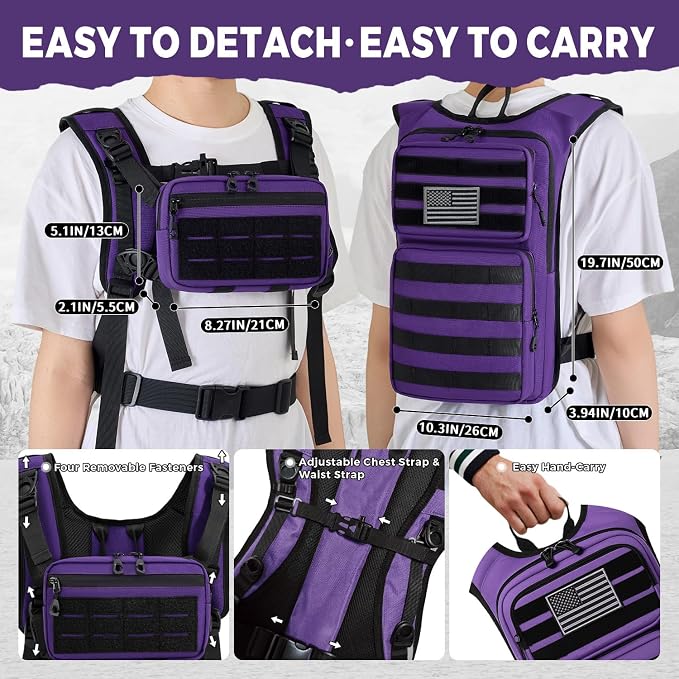 Koculemi Tactical Hydration Backpack - Image 3