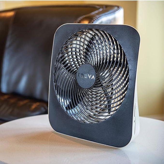 Treva 10-Inch Portable Fan, Powered by Battery and/or AC Adapter - Image 6