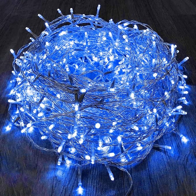 88FT 240LED Extra-Long Connectable String Lights Indoor Outdoor Clear Wire by KAQ