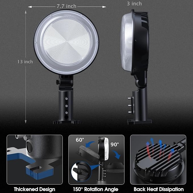 LED Barn Light, 150W 20000LM Dusk to Dawn Outdoor Security Light, 150° - Image 6