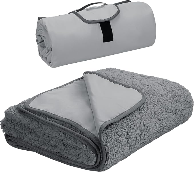 Tirrinia Large Waterproof Outdoor Blanket, Soft Warm Windproof Stadium Blanket by Tirrinia