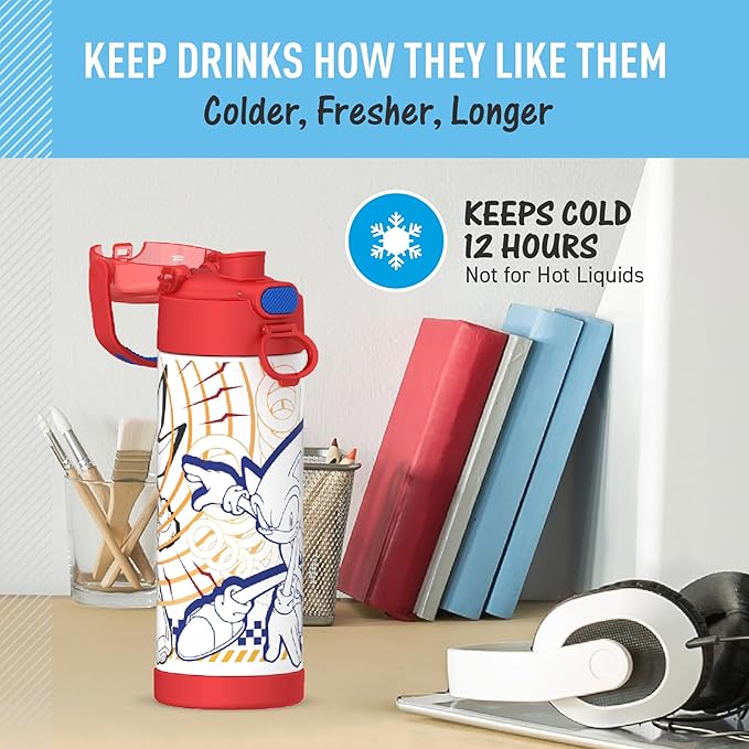 THERMOS FUNTAINER 16 Ounce Stainless Steel Vacuum Insulated Bottle - Image 5