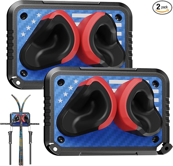 Ski Rack Wall Mount Ski & Snowboard Skateboard Wall Mount Fits Any Board holder by Unknown