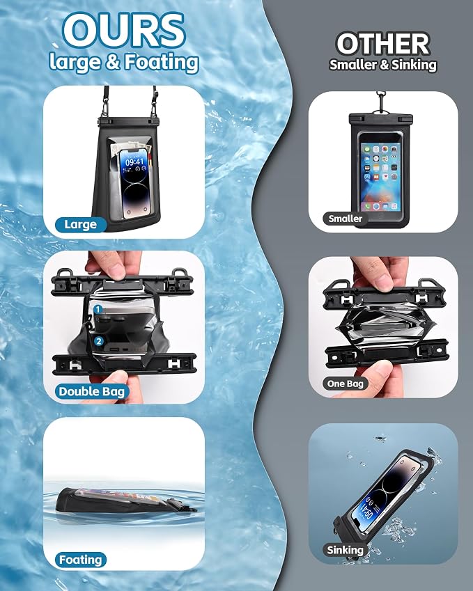 Extra Large Size Waterproof Phone Pouch - Image 4
