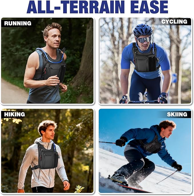 JXFUKAL Running Vest, Lightweight Hydration Backpack - Image 7