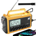5000 Emergency Weather Radio- Portable Radio AM/FM/SW/NOAA by ROCAM