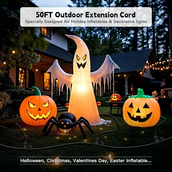 50FT Outdoor Extension Extension Cord - Image 2