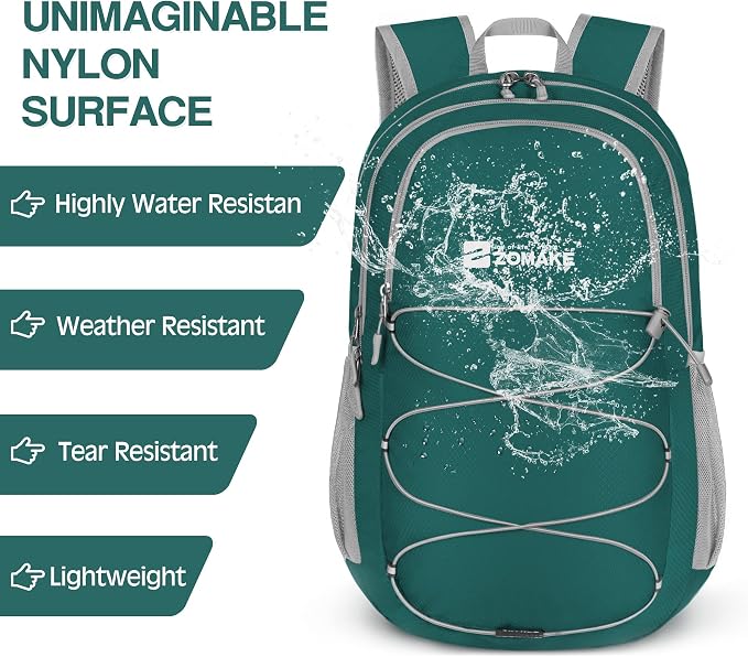 ZOMAKE Lightweight Packable Backpack 28L, Foldable Backpacks Water Resistant - Image 5