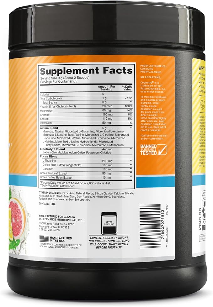 Optimum Nutrition Amino Energy Powder Plus Focus, - Image 10