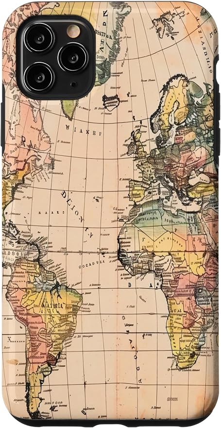 World Map, Old Map of the World Case by Unknown