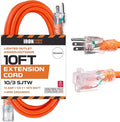 Iron Forge Cable Lighted Outdoor Extension Cord 10 Ft by IronForgeCable