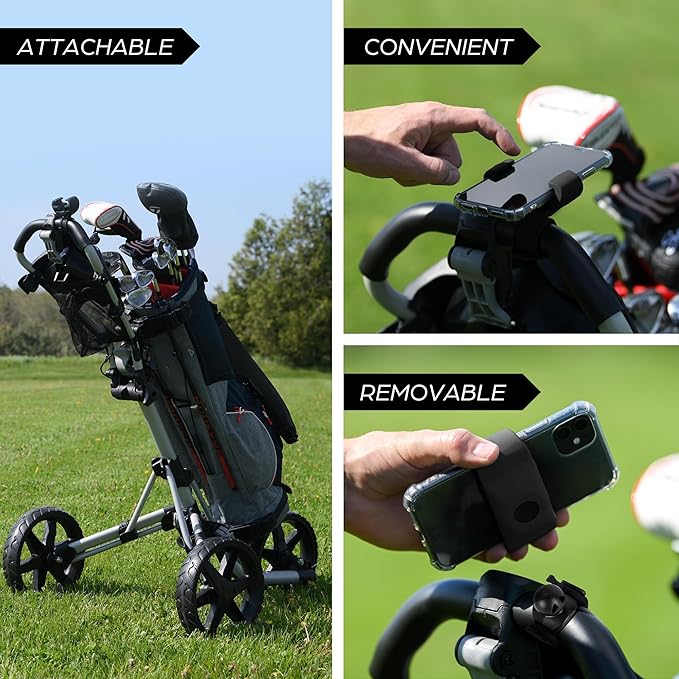 Golf Push Cart Phone Holder - Image 3