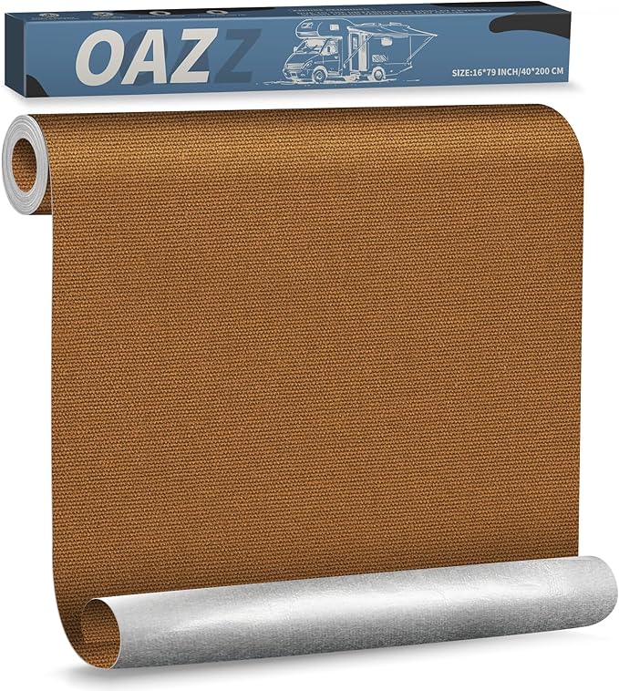OAZ 16 x 79 inch Canvas Repair Patches Canvas Fabric Patch Self-Adhesive Fabric by OAZ