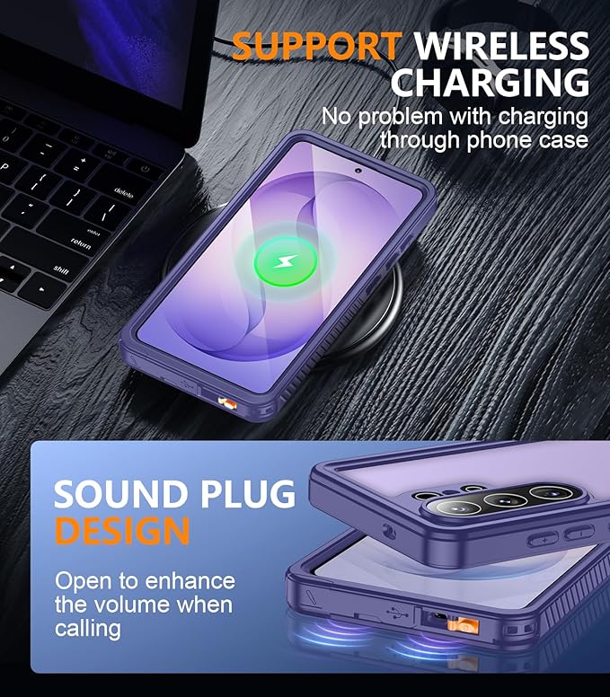 Temdan Designed for Samsung Galaxy S26 Ultra Case Waterproof, Built-in Lens & - Image 7