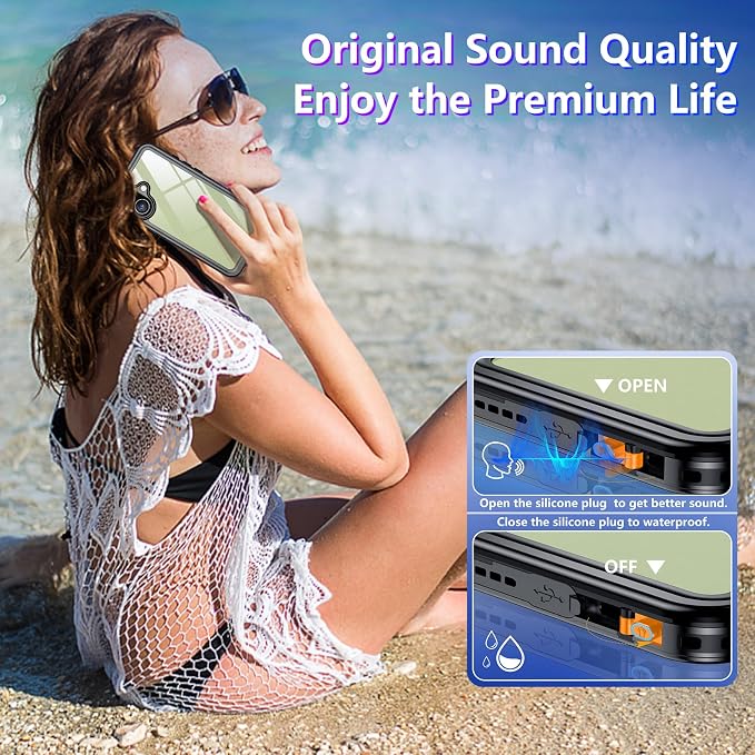 Temdan Compatible with iPhone 17 Case, Waterproof Built-in Screen & Camera - Image 6