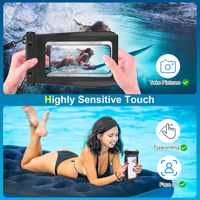 Large Waterproof Phone Pouch Floating, Universal Waterproof Phone Case - Image 3