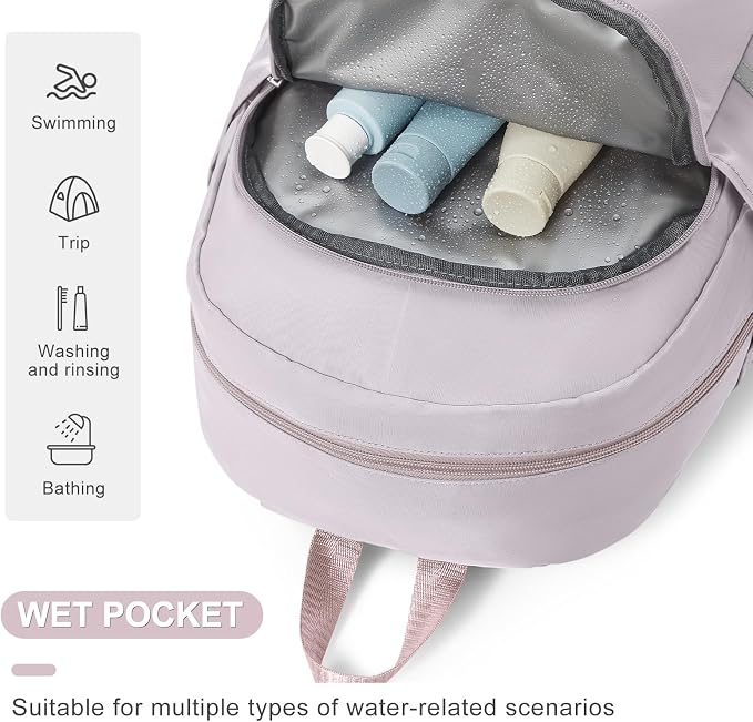 coofay Gym Backpack For Women Waterproof Backpack - Image 4