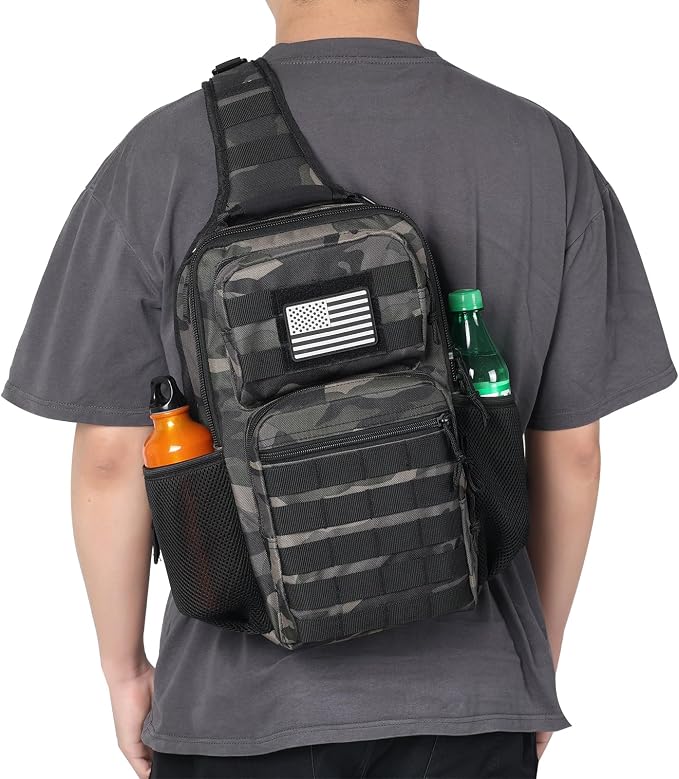 Rover Sling Pack Tactical Shoulder Sling Bag Backpack - Image 7