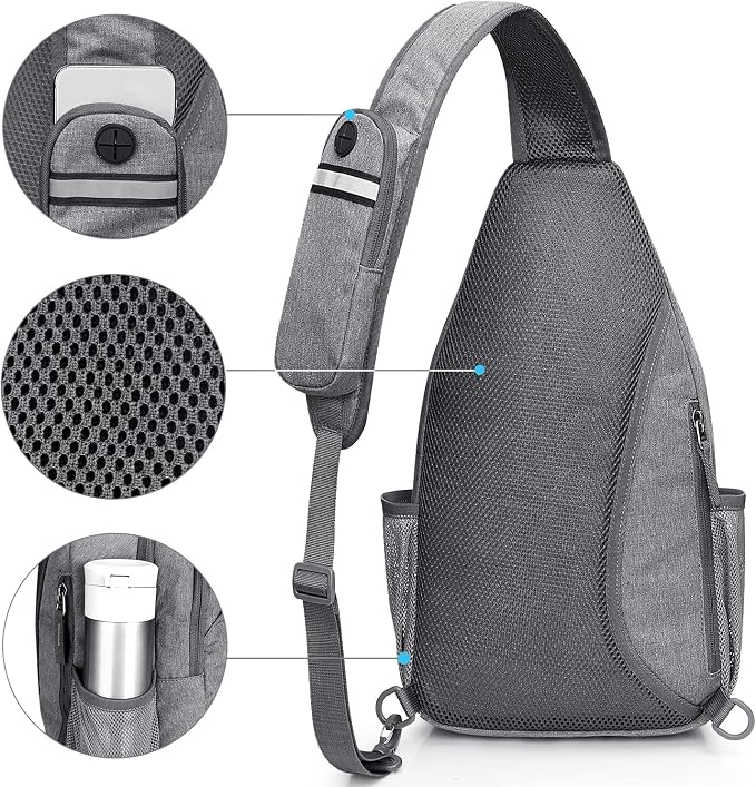 G4Free Sling Bag RFID Blocking Sling Backpack Crossbody Chest Bag Daypack - Image 6