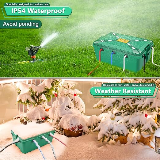 NineLeaf IP54 Waterproof Electrical Box, Outdoor Weatherproof Plug Cover - Image 6