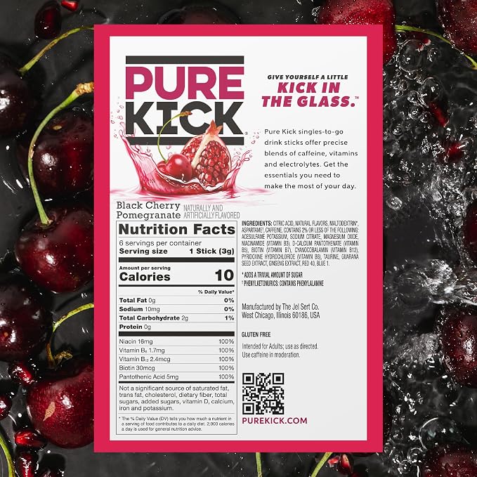 PURE KICK Energy Singles To Go Drink Mix, Includes 12 Boxes - Image 2
