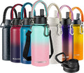 KXIAOCHEN Insulated Water Bottle, Stainless Steel Water Bottle, 2 Lids by KXIAOCHEN