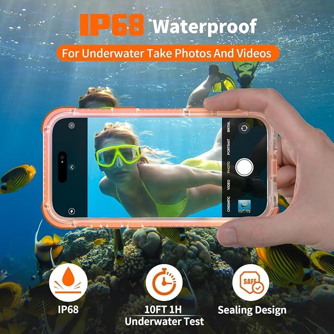 for iPhone 16 Pro Waterproof Case Compatible - Image 3