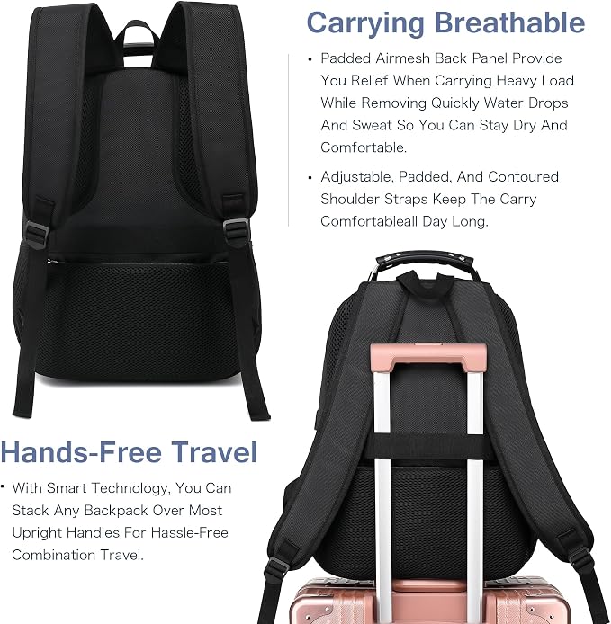 Boavan Laptop Backpack for men, 15.6 inch Laptop Bag - Image 3