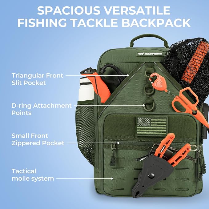 KastKing KarryAll Fishing Tackle Backpack - Image 4