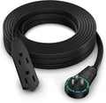 Maximm Cable 50 Ft 360° Rotating Flat Plug Extension Cord, 16/3 AWG Multi 3 by MaximmCable