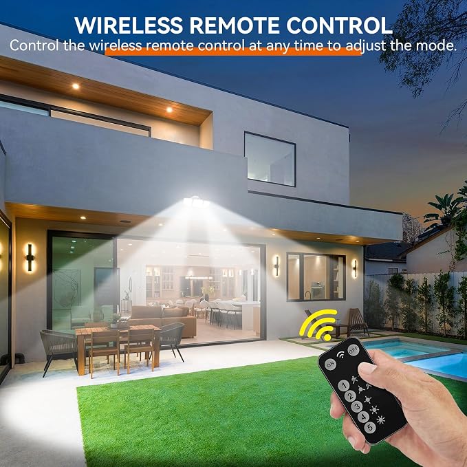 LED Security Lights Motion Sensor Outdoor Lights, 6500K Daylight, IP65 - Image 7