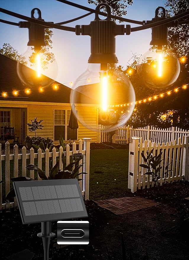 Zuske Solar String Lights Outdoor Waterproof 100FT by Zuske