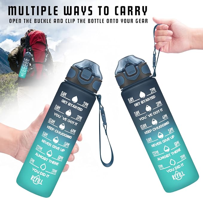 Enerbone 32 oz Drinking Water Bottle - Image 6