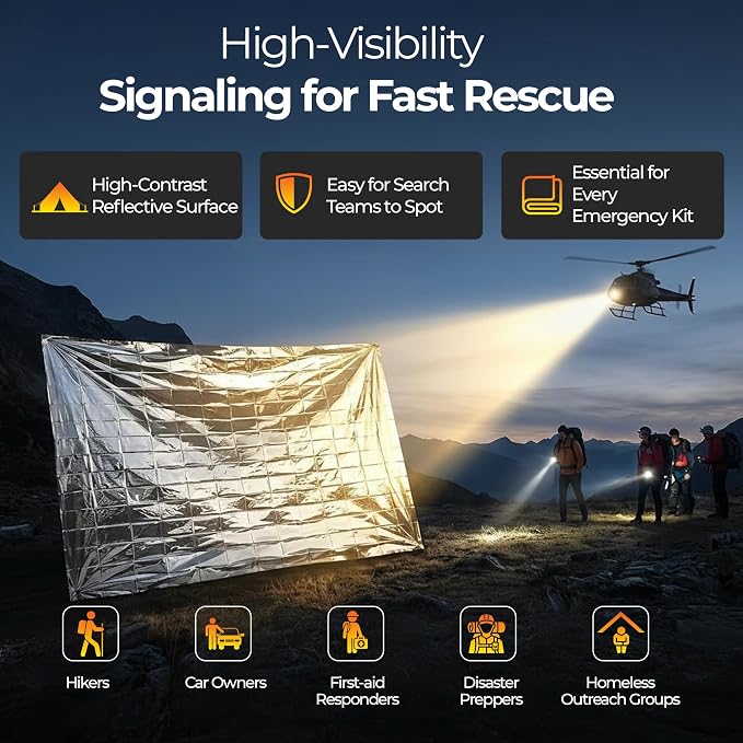 Sierra Madre Emergency Mylar Thermal Space Blanket - Image 8