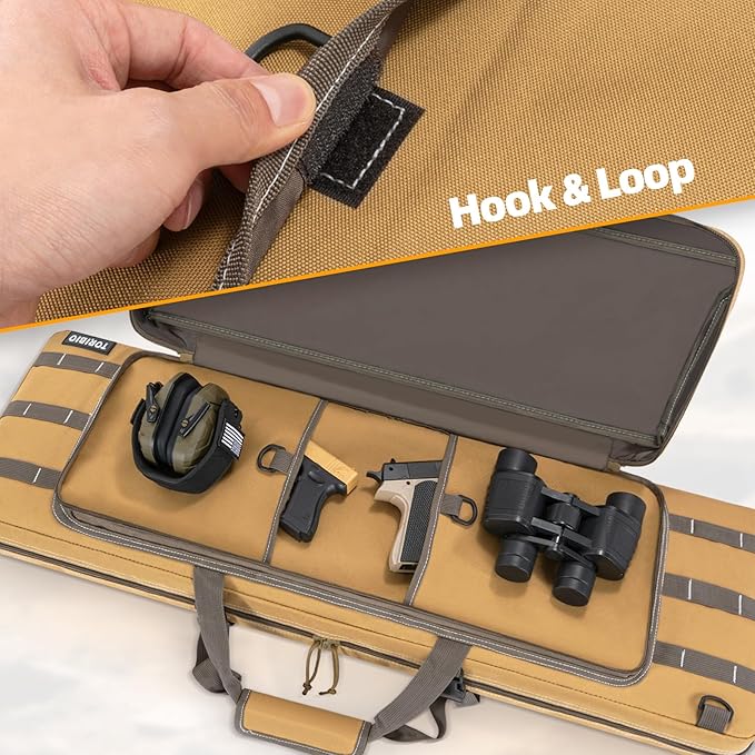 TORIBIO Double Rifle Case Soft Bag 32" 34" 36" 42" 46" 48'' 51“ 55” Gun Case - Image 4