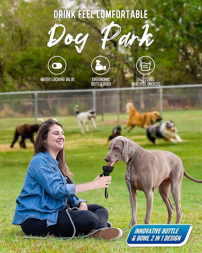 lesotc Dog Water Bottle, Portable Water Dispenser - Image 3
