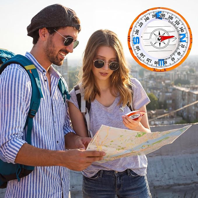 20 Pcs Acrylic Orienteering Compass Hiking Backpacking Survival Reliable - Image 6