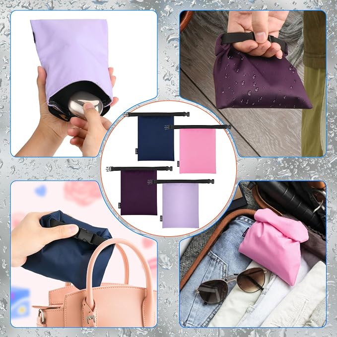 Cosmos 3 Pcs Waterproof Dry Bag, Mini Waterproof Pouch Portable Dry Sacks Small - Image 7