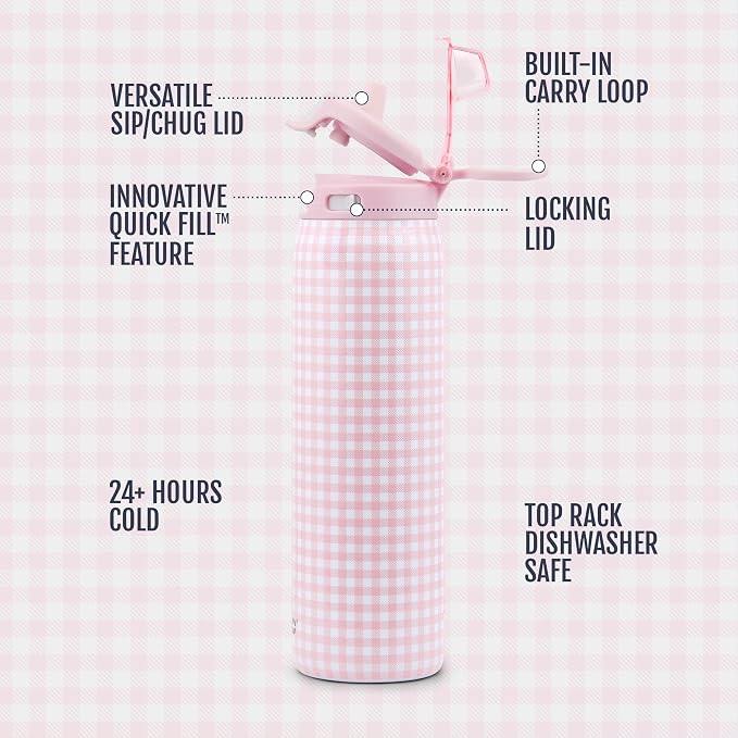 Ello Pop & Fill 32oz Stainless Steel Water Bottle - Image 4