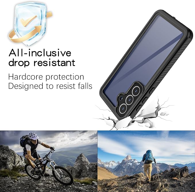 for Samsung Galaxy S25 FE Case, IP68 Waterproof Dustproof Case, Full Body Heavy - Image 4
