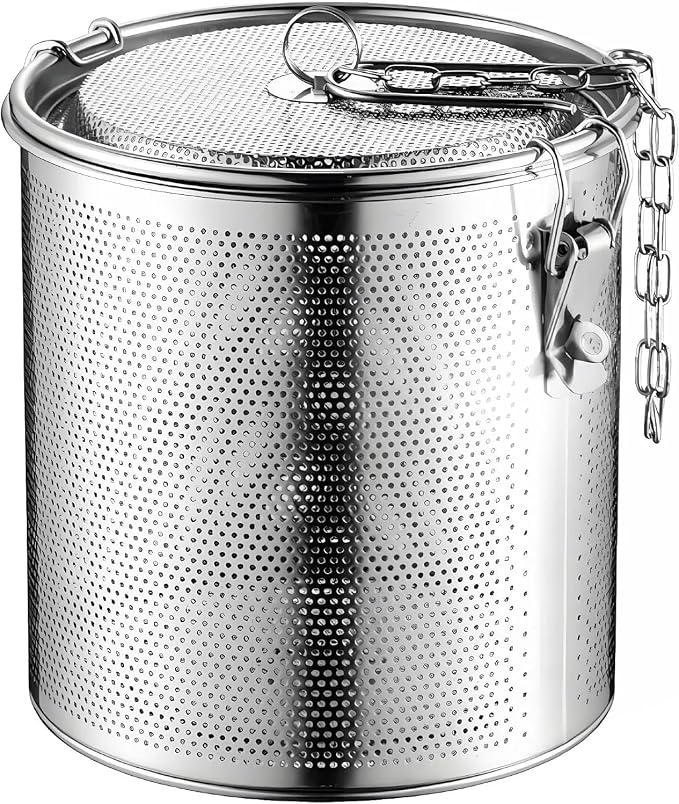 Stainless steel cylindrical seasoning filter, Mesh Design Tea Ball Strainer by BANGPEIWQT