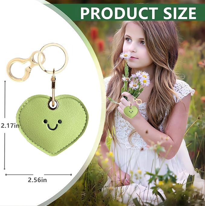 Leather Keychain Holder Case Compatible - Image 2