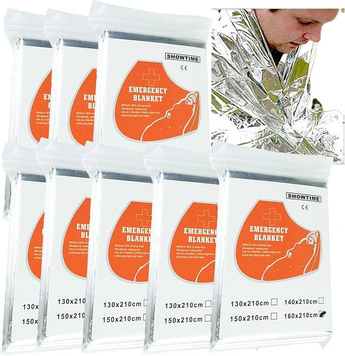 MEETSWEET Emergency Rescue Blanket Outdoor Survival Blanket Waterproof by MEETSWEET