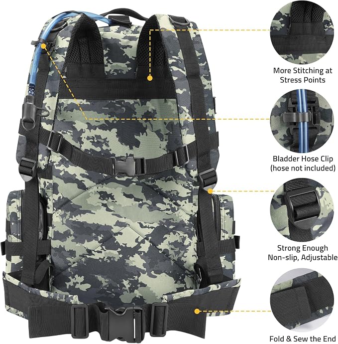 CVLIFE Tactical Backpack Military Army Rucksack - Image 4