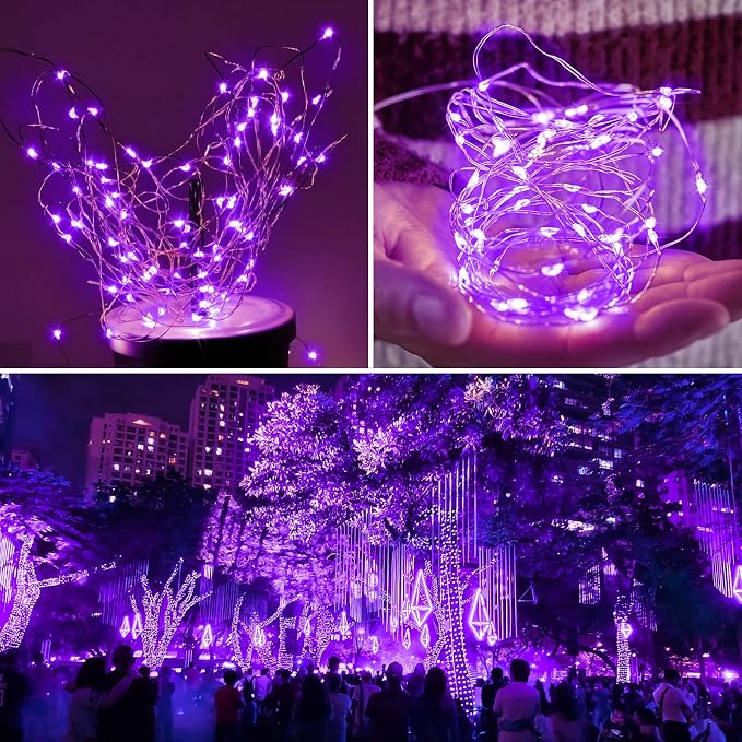 Selarlyt 2-Pack 200 LED Solar Fairy Lights Outdoor, Upgraded Oversize Lamp - Image 2