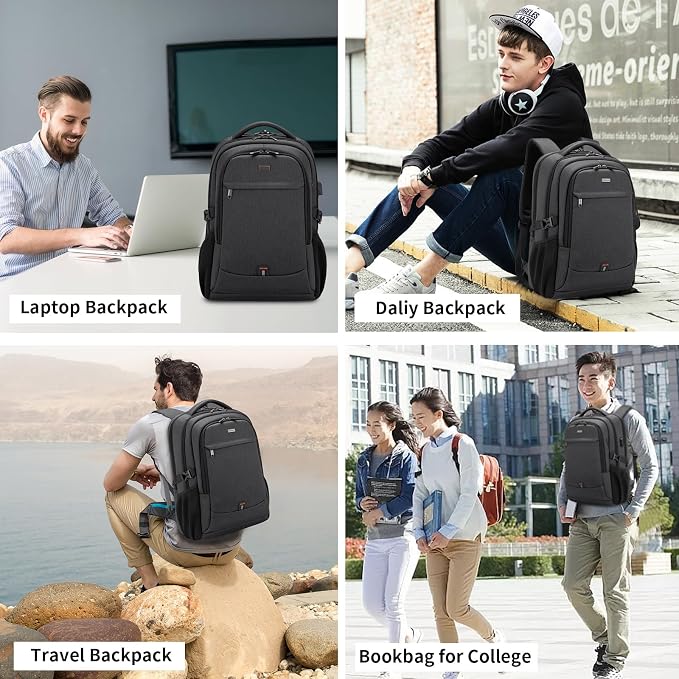 DUSLANG 17 Inch Laptop Backpack - Image 9