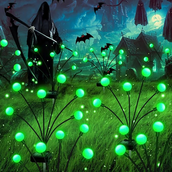 NBQQ Solar Garden Lights Outdoor, Waterproof Solar Powered Lights - Image 5
